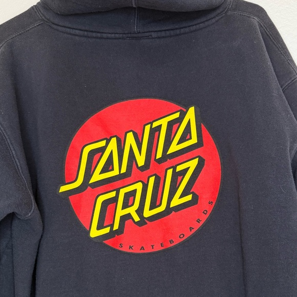 Navy Blue Santa Cruz Hoodie | Size M - Picture 6 of 7
